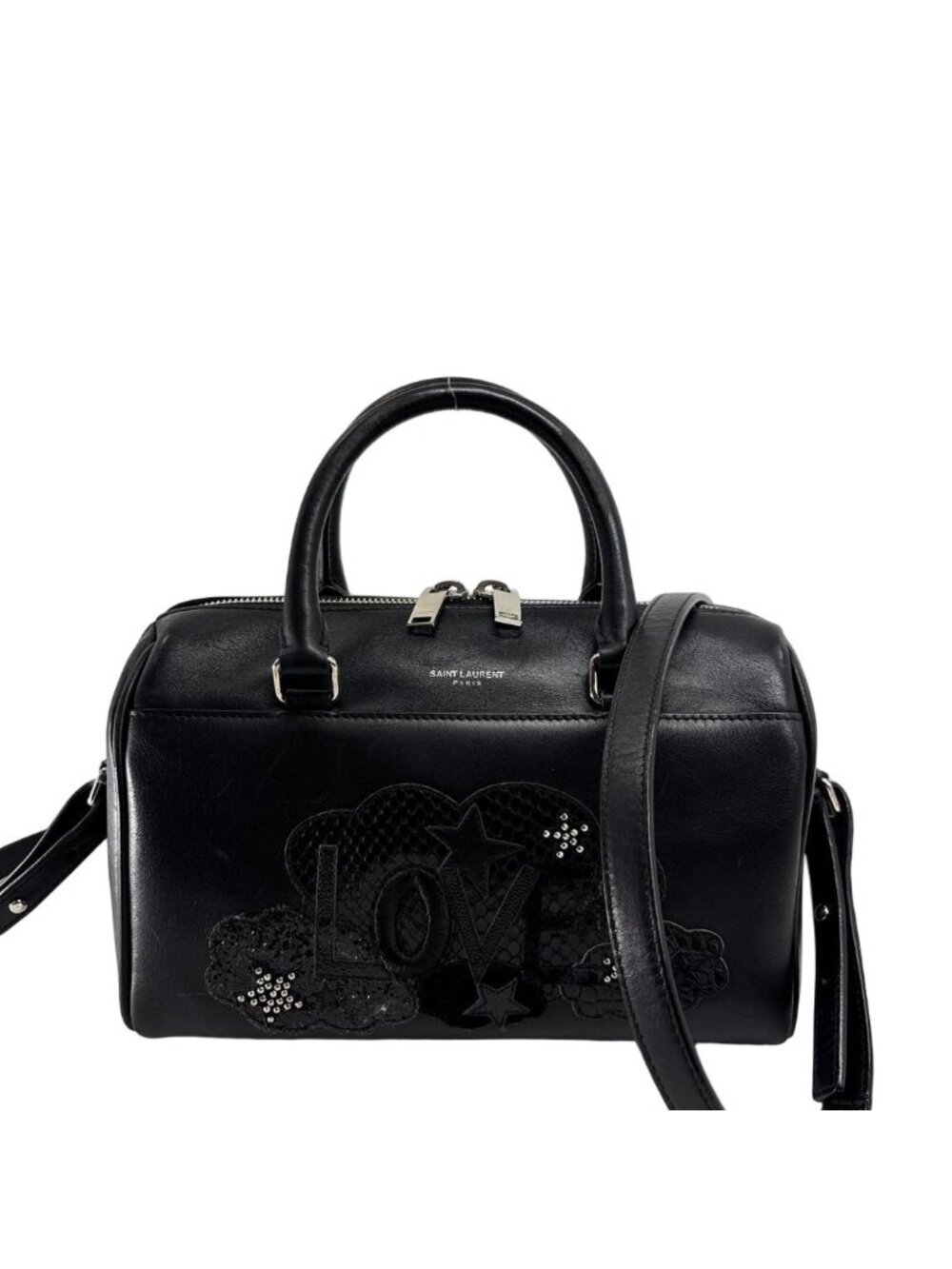 Saint Laurent Baby Duffle Handbag Black